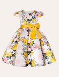 Floral Bow Party Dress - CCMOM