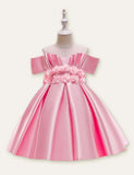 Floral Bow Party Dress - CCMOM