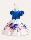 Floral Bow Party Dress - CCMOM