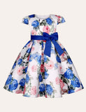 Floral Bow Party Dress - CCMOM
