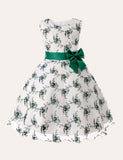 Floral Embroidered Mesh Dress - CCMOM