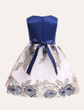 Floral Embroidered Party Dress - CCMOM