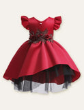 Floral Mesh Party Dress - CCMOM