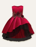 Floral Mesh Party Dress - CCMOM