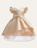 Floral Mesh Party Dress - CCMOM