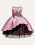 Floral Mesh Party Dress - CCMOM