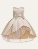 Floral Mesh Party Dress - CCMOM