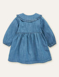 Floral Mouse Appliqu¡§| Embroidered Dress - CCMOM