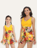 Floral Printed Family Matching Swimsuit - CCMOM