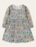 Floral Printed Long Sleeve Dress - CCMOM