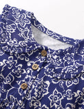 Floral Printed Long Sleeve Dress - CCMOM