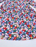 Floral Printed Long Sleeve Dress - CCMOM