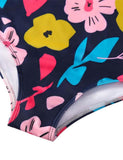 Floral Printed Long Sleeve Swimsuit - CCMOM