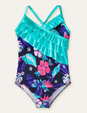 Floral Printed One-Piece Swimsuit