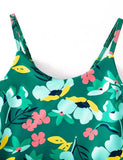 Floral Printed One-Piece Swimsuit - CCMOM