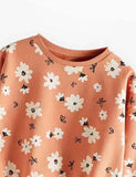 Floral Printed Sweatshirt - CCMOM