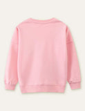 Floral Rabbit Butterfly Appliqu¡§| Sweatshirt - CCMOM