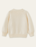Flower Embroidered Knitted Sweater Cardigan - CCMOM