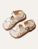 Flower Embroidered Sandals - CCMOM
