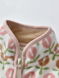Flower Polar Fleece Jacket - CCMOM