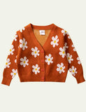 Flower Print Cardigan - CCMOM