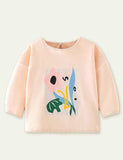 Flower Print Long Sleeve Bottoming Shirt - CCMOM