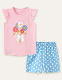 Flower Printed Sleeveless Set - CCMOM