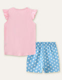 Flower Printed Sleeveless Set - CCMOM