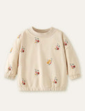 Flower Printed Sweatshirt - CCMOM