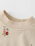 Flower Printed Sweatshirt - CCMOM