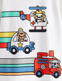 Forest Animal Guard Printed Long-Sleeved T-shirt - CCMOM
