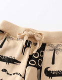 Forest Animal Printed Sweatpants - CCMOM