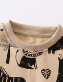 Forest Animal Printed Sweatshirt - CCMOM