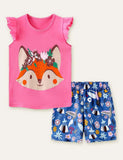 Fox Printed Sleeveless Set - CCMOM