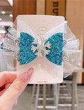 Frozen Mesh Bow Cute Hairpin - CCMOM