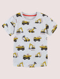 Full Printed Engineering Vehicle Education T-shirt - CCMOM