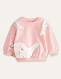 Funny Dinosaur Appliqu¡§| Sweatshirt - CCMOM