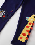 Giraffe Appliqu¡§| Knitted Leggings - CCMOM