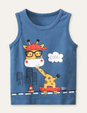 Giraffe Printed Vest - CCMOM