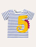Girl Animal Digital Appliqu¡§| Crew Neck T-shirt - CCMOM