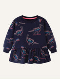 Girl Dinosaur Print Sweatshirt - CCMOM