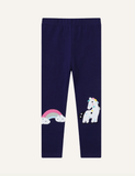 Girl's Cute Patch Trousers - CCMOM