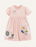 Girl Short Sleeve Dress - CCMOM