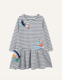 Girls' long-sleeved dress - CCMOM