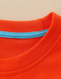 Glowing Dinosaur Printed Long Sleeve T-shirt - CCMOM