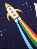 Glowing Rainbow Rocket T-shirt - CCMOM