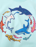 Glowing Shark Printed Sweatshirt - CCMOM