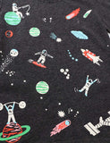 Glowing Space World Printed T-shirt - CCMOM