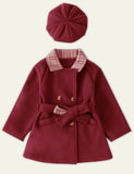 Hat Woolen Coat Suit - CCMOM