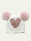 Heart Knitted Woolen Hat - CCMOM